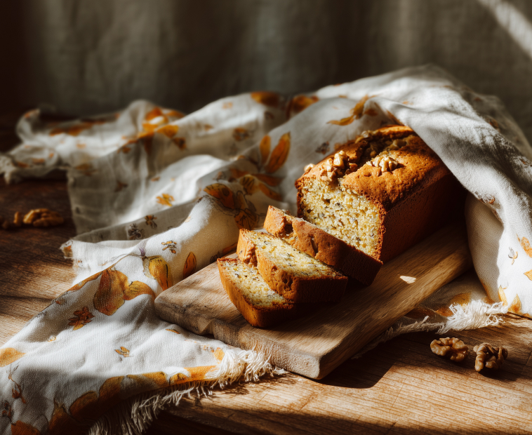 Быстрый хлеб из кабачков и орехов