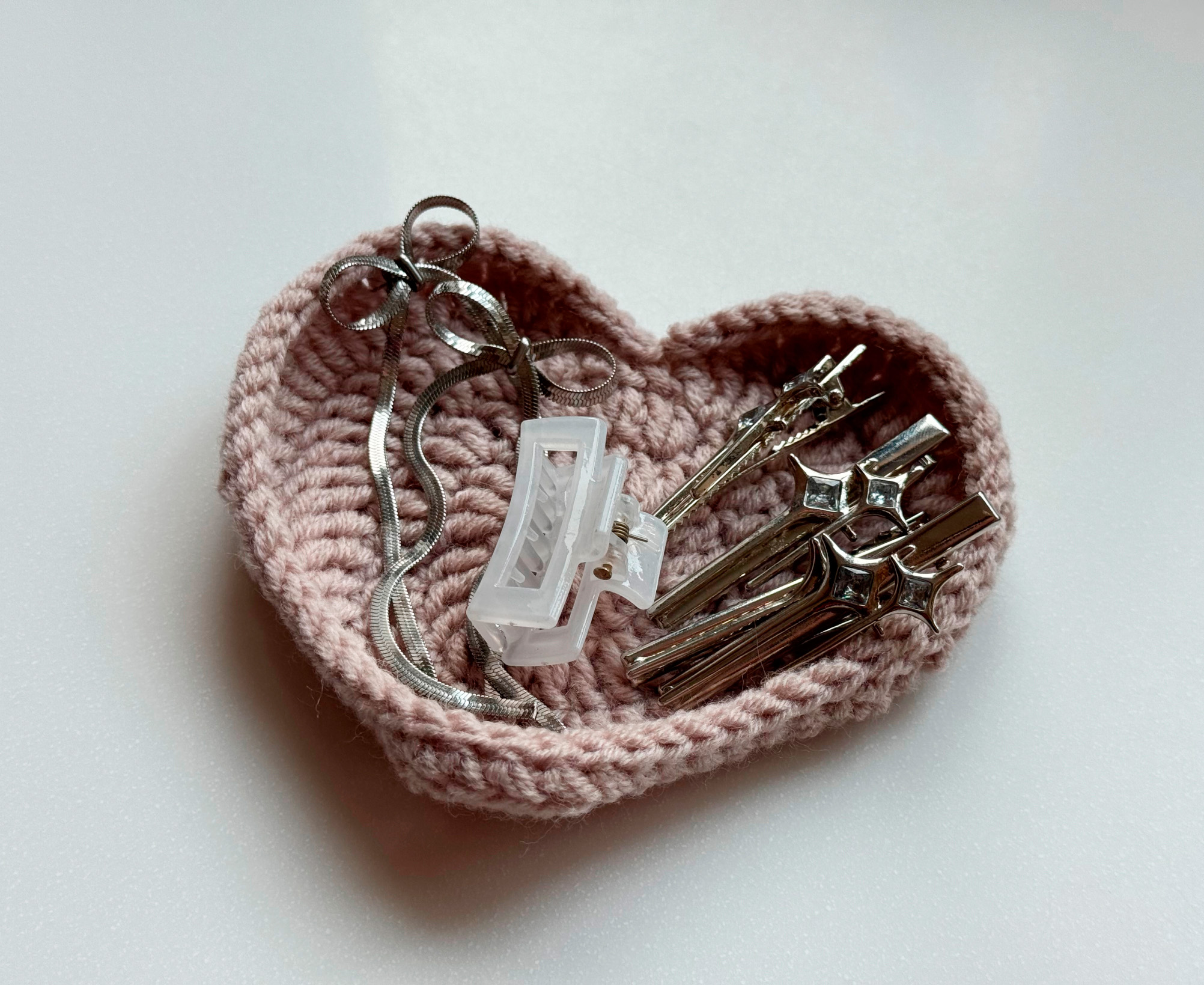 Органайзер для украшений в форме сердечка