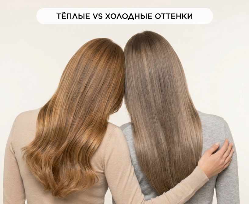Тёплые vs холодные оттенки