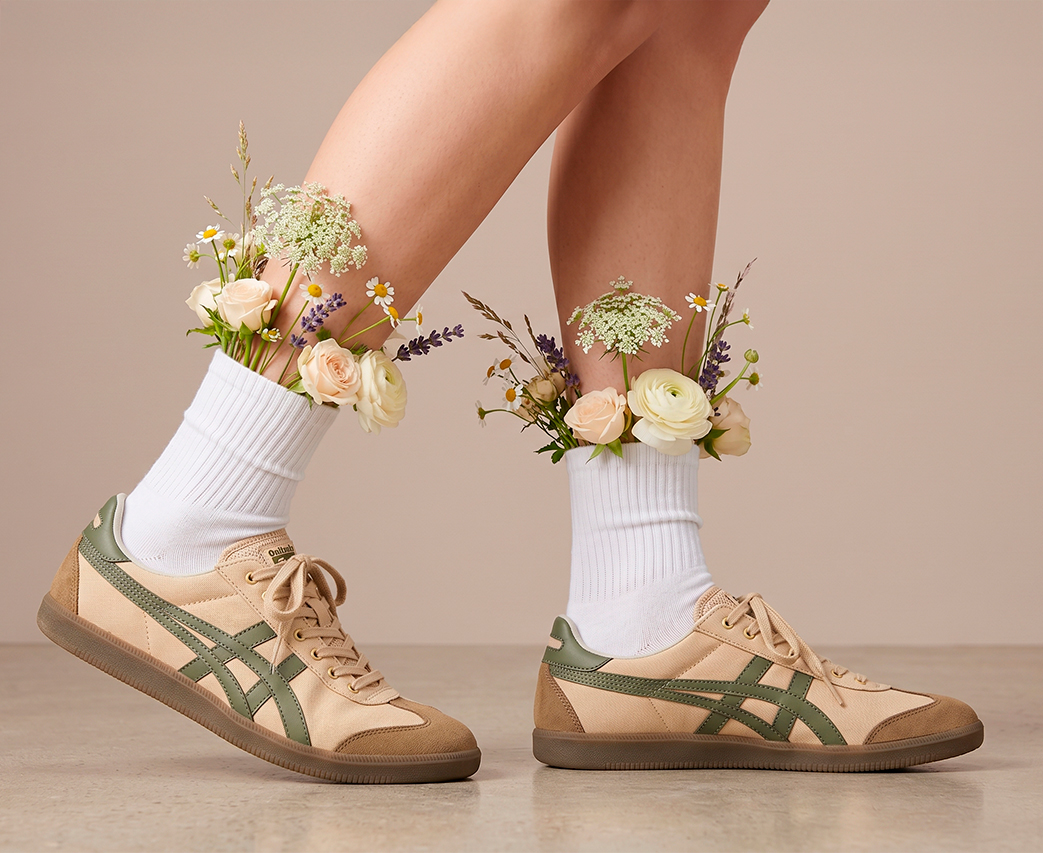 ONITSUKA TIGER Кроссовки Tokuten Slip On _Beige Brown Green