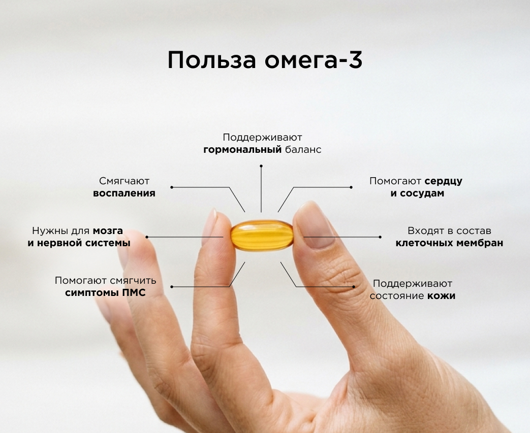 польза омега 3