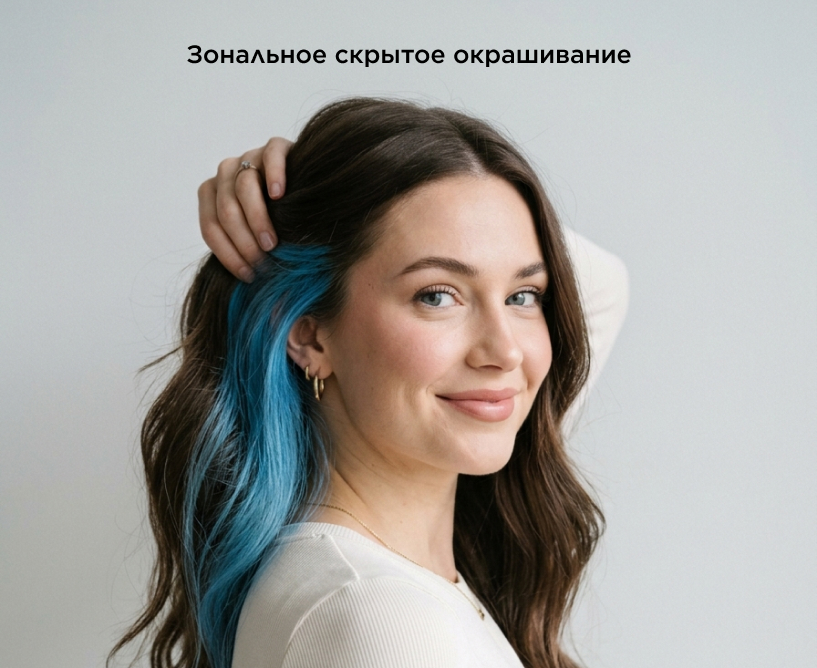 Зональное скрытое окрашивание