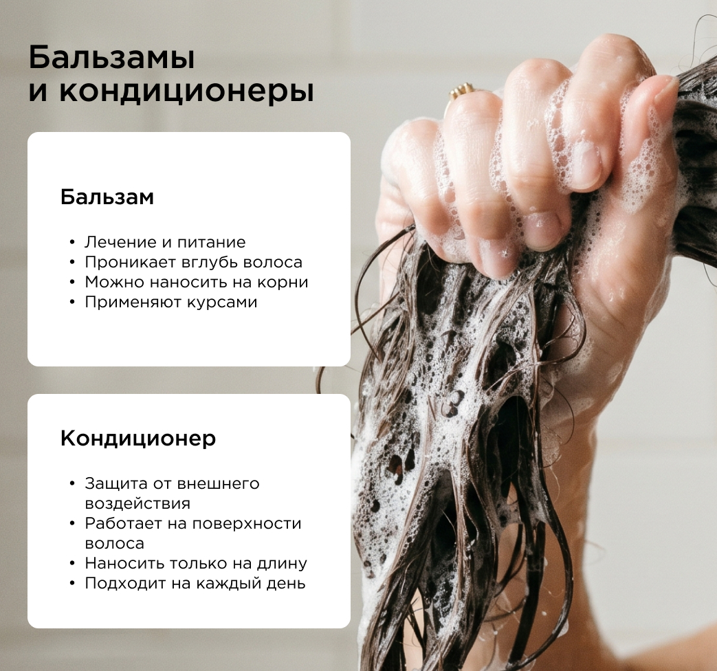 Бальзамы и кондиционеры