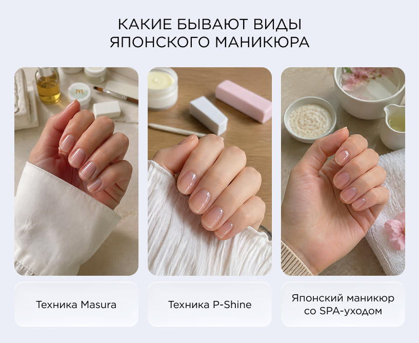 Виды японского маникюра