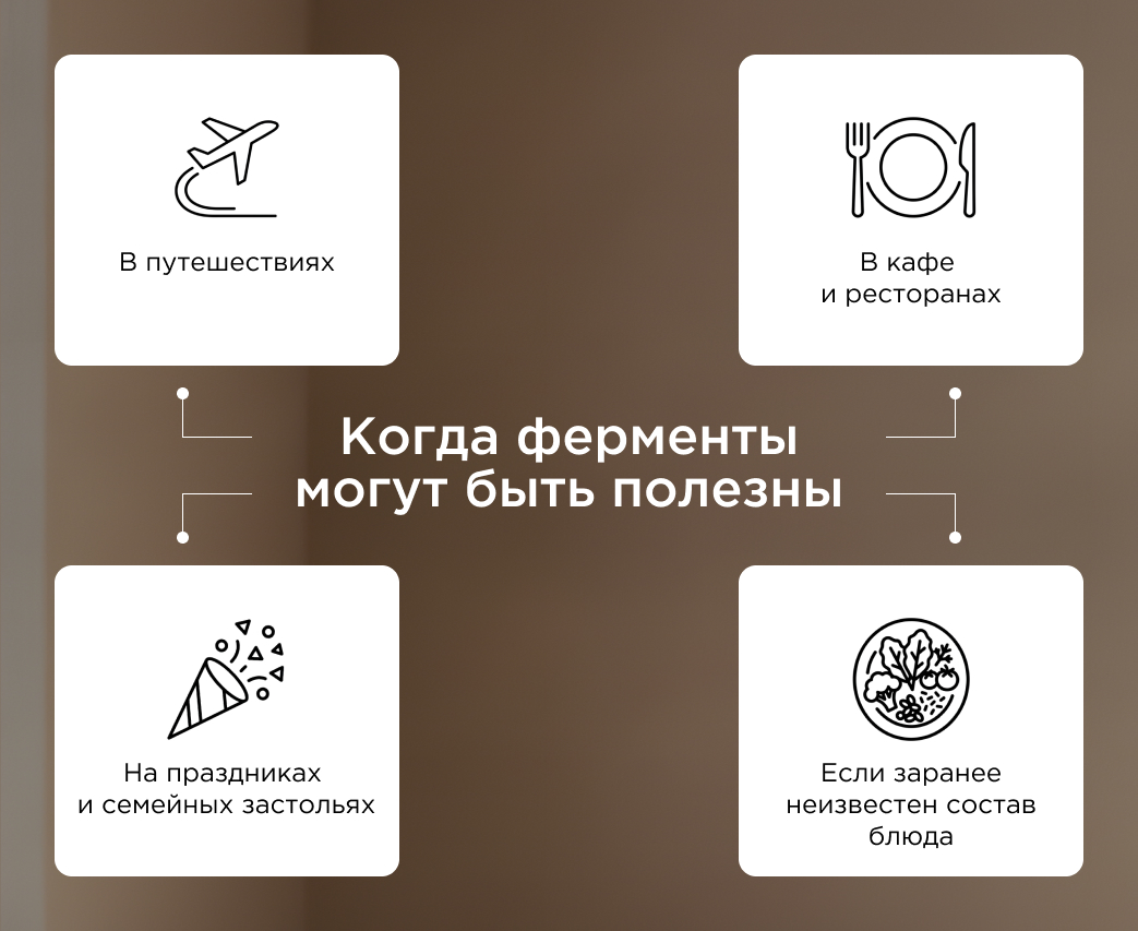 Когда ферменты могут быть полезны