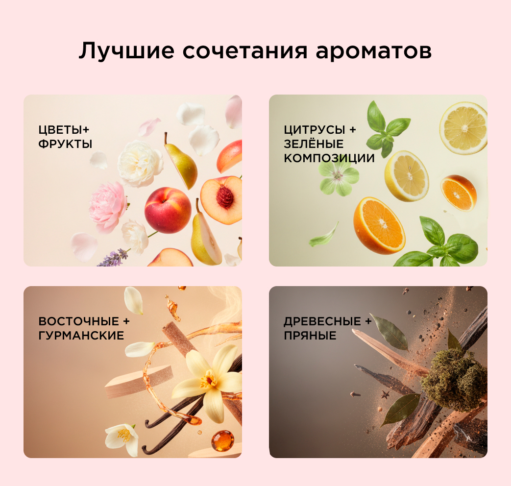 Лучшие сочетания ароматов