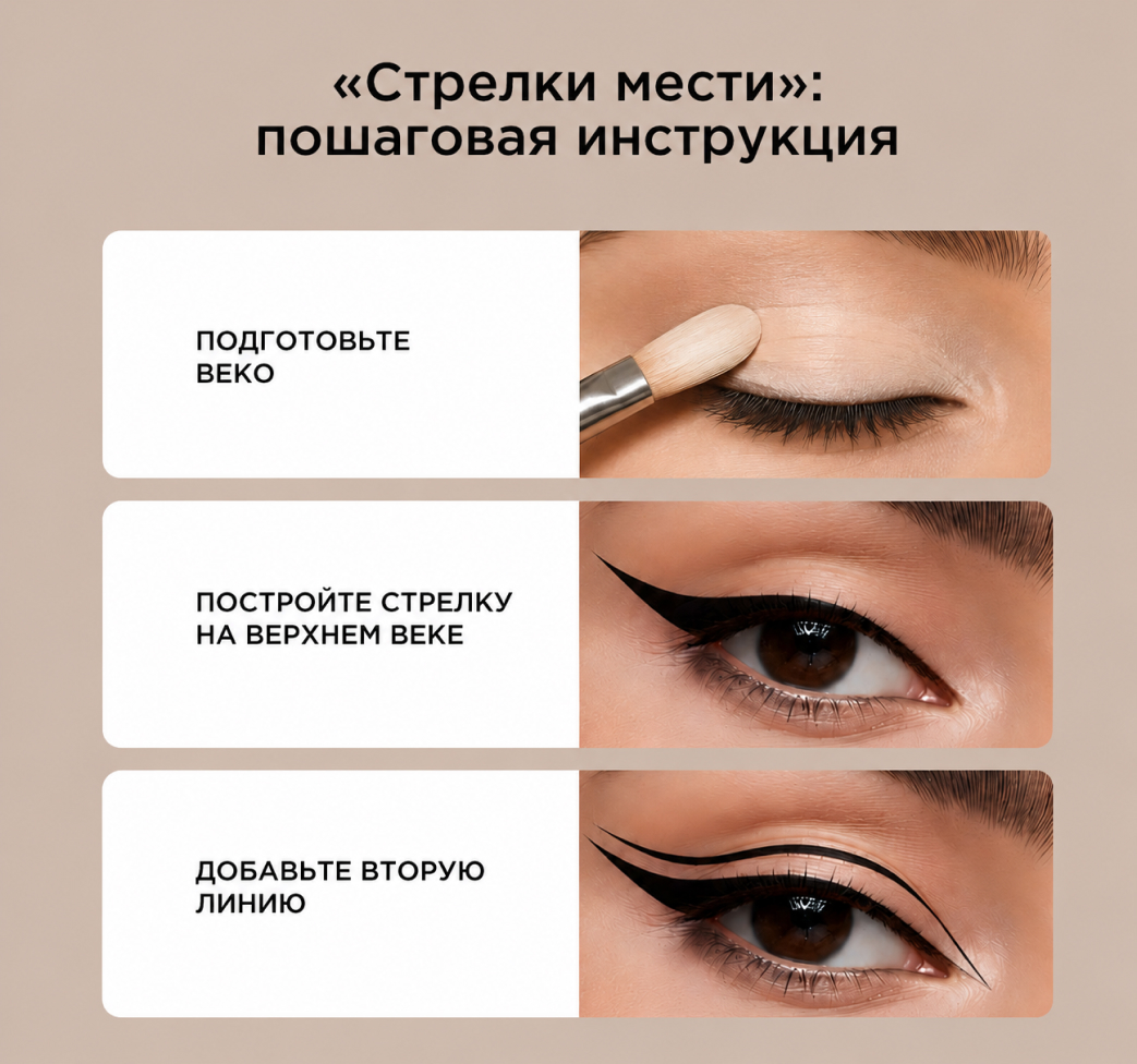 Как нарисовать такие же «стрелки мести»: пошаговая инструкция