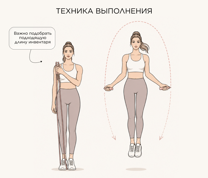 Техника выполнения прыжков со скакалкой
