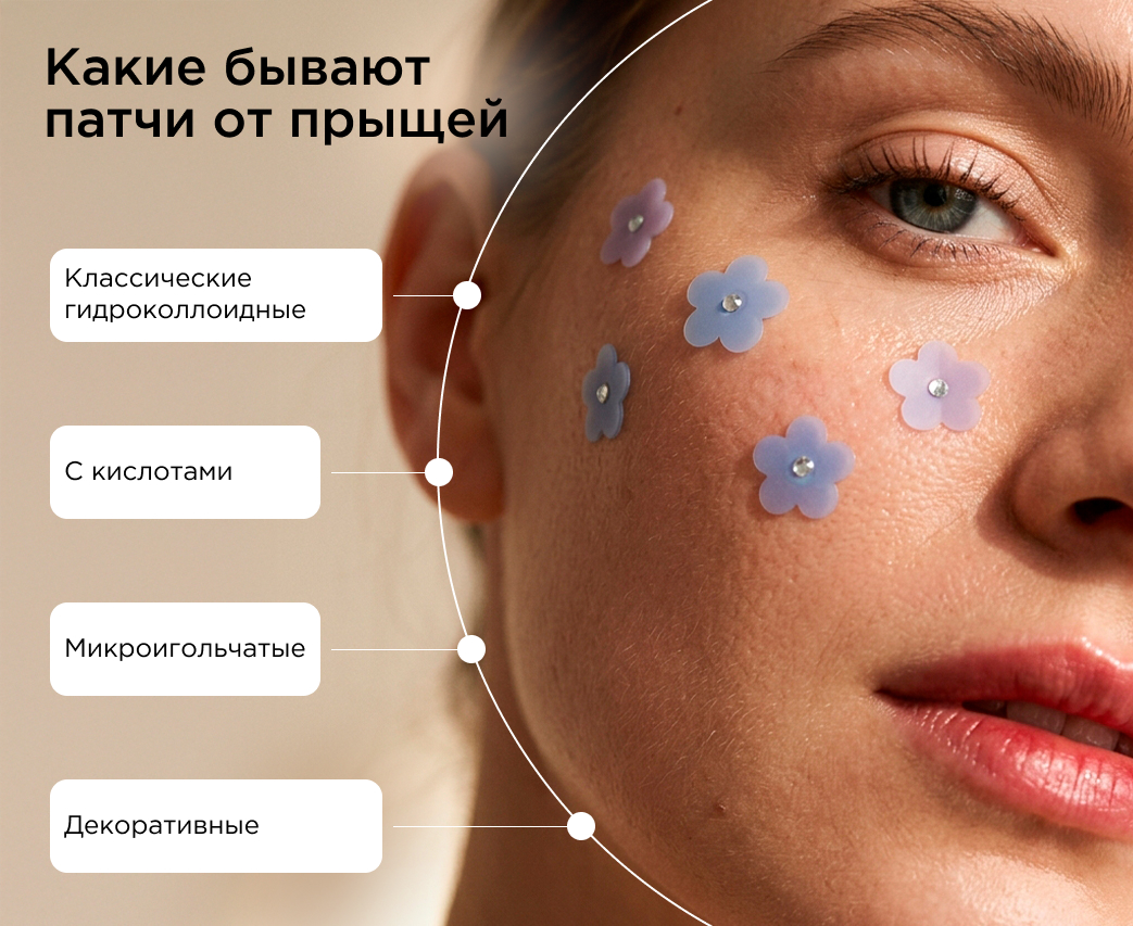 Какие бывают патчи от прыщей