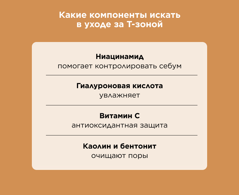 Какие компоненты искать в уходе за Т-зоной