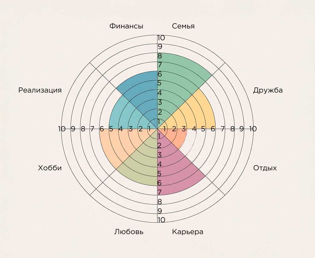 Схема колеса баланса