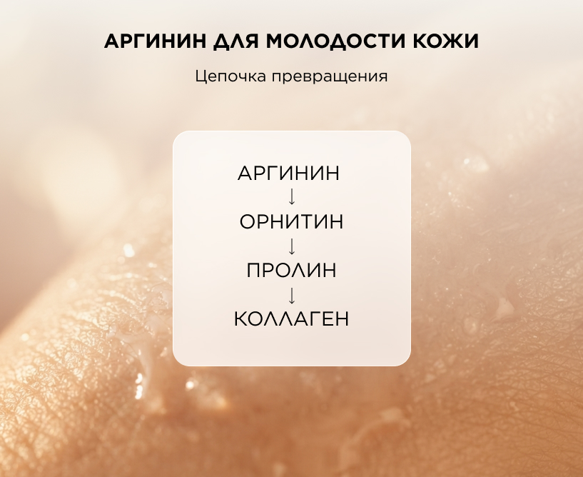 Аргинин для молодости кожи