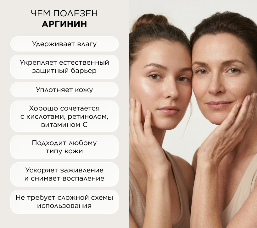 Чем аргинин полезен для кожи