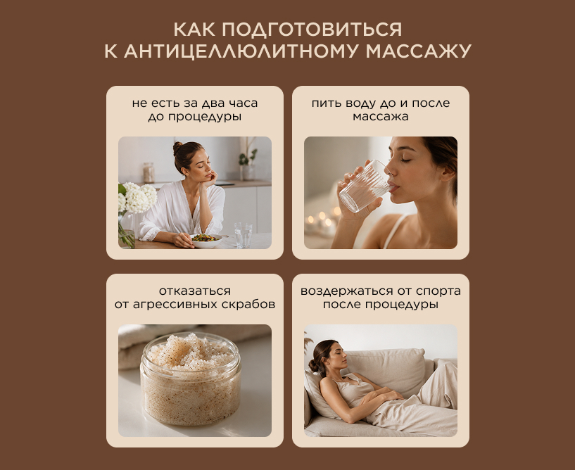 Как подготовиться к антицеллюлитному массажу