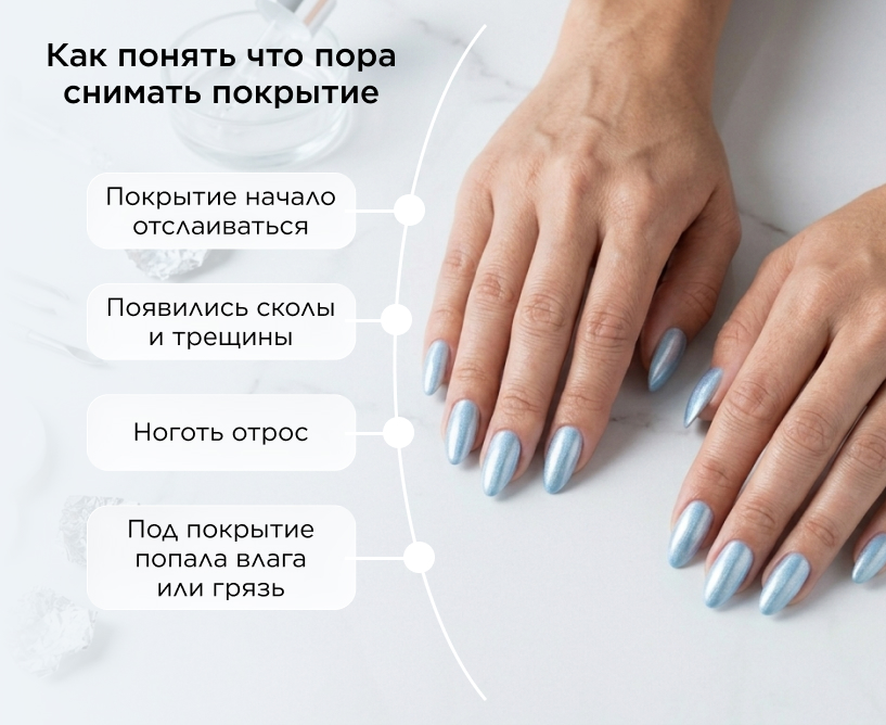 Как понять что пора снимать покрытие