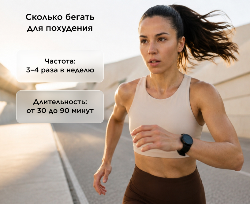 Сколько бегать для похудения