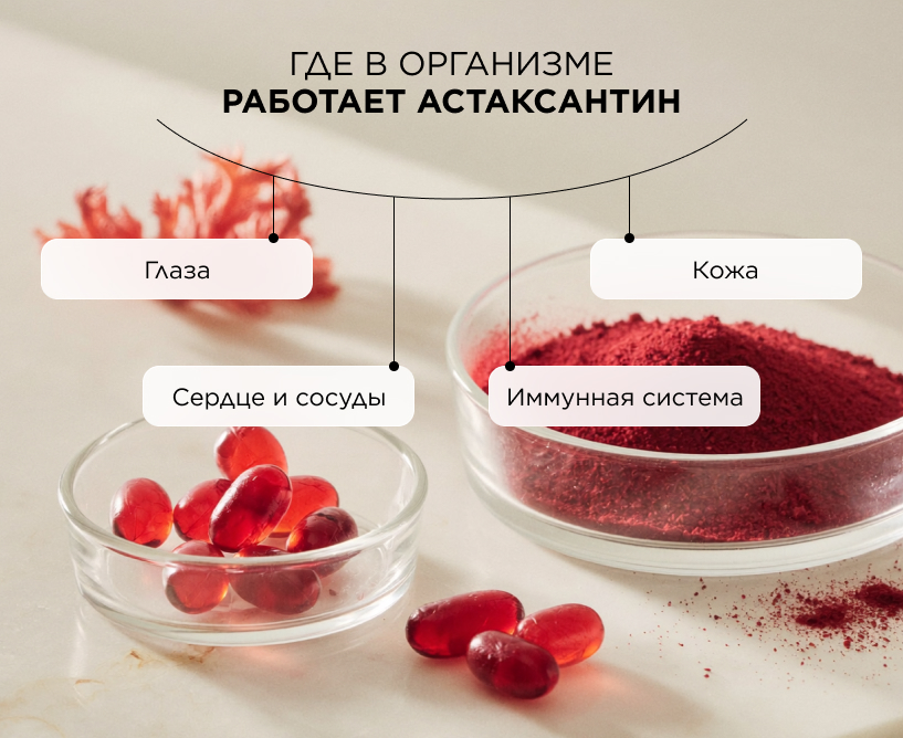 Польза астаксантина для здоровья