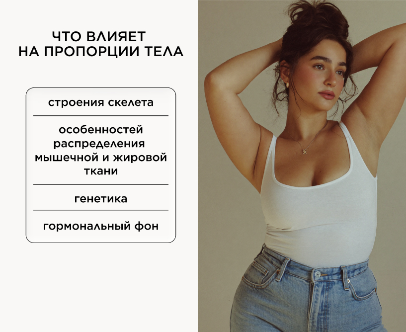 что влияет на пропорции тела